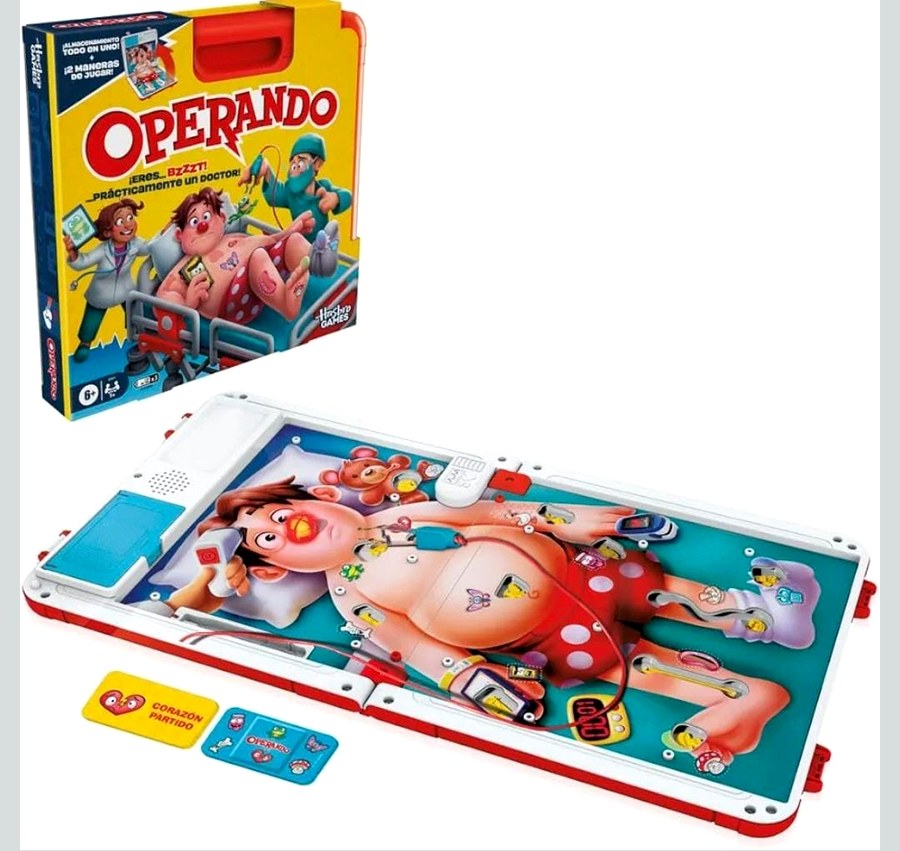 Operando de Hasbro, juego clásico en maletín